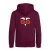 Dětská mikina Premium back burgundy