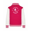 College mikina back hot pink