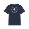 Pánské EKO tričko Premium Heather navy blue (Žíhaná tmavě modrá)