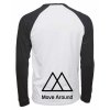 ZÁDA Dámské Baseball Tee Luxury White Black (Bílá Černá)