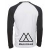 ZÁDA Pánské Baseball Tee Luxury White Black (Bílá Černá)