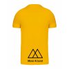 Pánské tričko premium back yellow