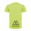 Dětské funkční tričko Premium Heather fluor yellow (Žíhaná žlutá)