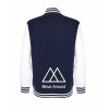 College mikina back navy