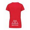 Dámské tričko premium back red
