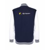 College mikina back navy