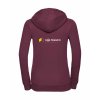 Dámská mikina luxury back burgundy