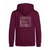 Dětská mikina Premium back burgundy