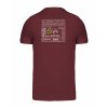 Pánské tričko premium back burgundy
