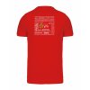 Pánské tričko premium back red