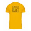 Pánské tričko premium back yellow
