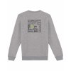 ZÁDA Dospělá mikina bez kapuce EKO Premium Heather grey (Světlá šedá)