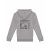 ZÁDA Dospělá mikina EKO Premium Heather grey (Světlá šedá)