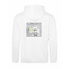 Dospělá mikina Premium back white
