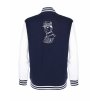 College mikina back navy