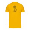 Pánské tričko premium back yellow