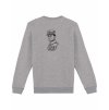 ZÁDA Dospělá mikina bez kapuce EKO Premium Heather grey (Světlá šedá)
