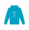 ZÁDA Dospělá mikina EKO Premium Turquoise (Tyrkysová)