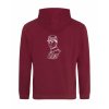 Dospělá mikina Premium back burgundy