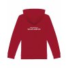 ZÁDA Dětská mikina na zip EKO Premium Hibiscus red (Tmavě červená)
