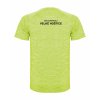 Dětské funkční tričko Premium Heather fluor yellow (Žíhaná žlutá)