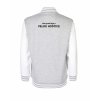 College mikina back heather grey