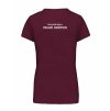 Dámské tričko premium back burgundy