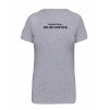 Dámské tričko premium back grey