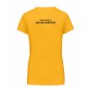 Dámské tričko premium back yellow