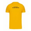 Pánské tričko premium back yellow