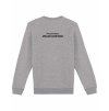 ZÁDA Dospělá mikina bez kapuce EKO Premium Heather grey (Světlá šedá)