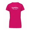 Dámské tričko premium back fuchsia