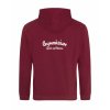 Dospělá mikina Premium back burgundy