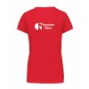 Dámské tričko premium back red