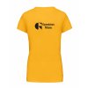 Dámské tričko premium back yellow