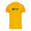 Pánské tričko premium back yellow