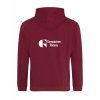 Dospělá mikina Premium back burgundy