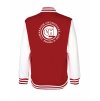 College mikina back red