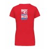 Dámské tričko premium back red