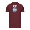 Pánské tričko premium back burgundy