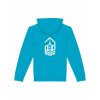 ZÁDA Dospělá mikina EKO Premium Turquoise (Tyrkysová)