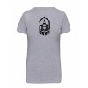 Dámské tričko premium back grey