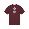 Dospělé Organic tričko Premium Burgundy (Vínová)