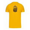 Pánské tričko premium back yellow