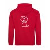 Dospělá mikina Premium back red