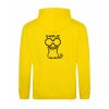 Dospělá mikina Premium back yellow