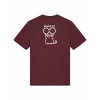 Dospělé Organic tričko Premium Burgundy (Vínová)