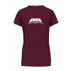 Dámské tričko premium back burgundy