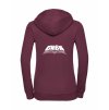 Dámská mikina luxury back burgundy