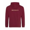 Dospělá mikina Premium back burgundy